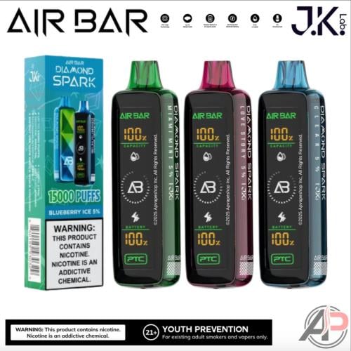 اير بار ١٥ الف سحبة ٢٠ نيكوتين AIR BAR DIAMOND SPA...