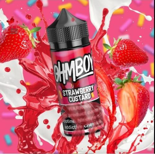 OHMBOY STRAWBERRY CUSWTARD 100ML