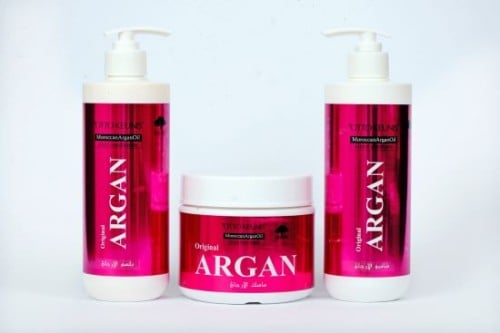 مجموعة اوتوكينز الارجان شامبو وبلسم وماسك.