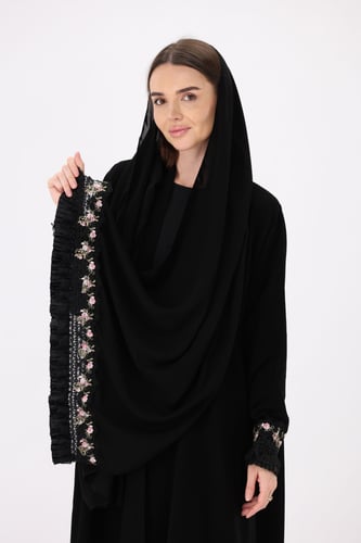 عبايه ورد