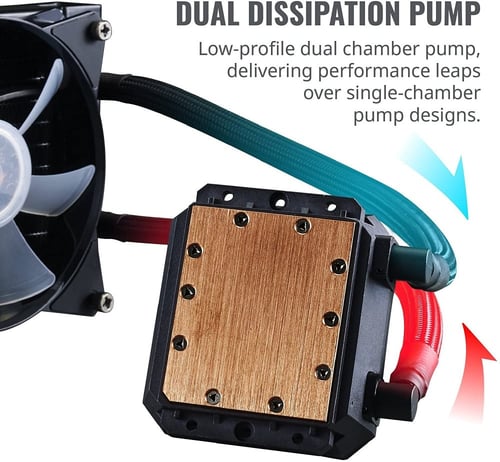 مبرد مائي COOLER MASTER LC240E RGB - أداء تبريد مت...