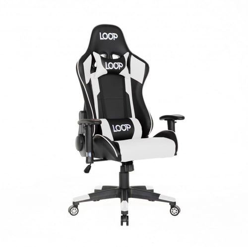كرسي GAMING-LOOP-WHITE