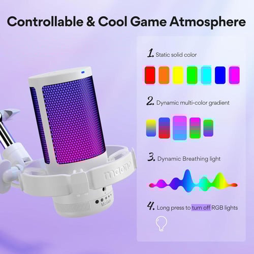 مايك Maono DGM20S الاحترافي مع ذراع تعليق | عزل ضو...