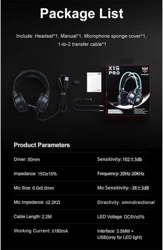 سماعة ONIKUMA X 15 PRO - onikuma x15 pro