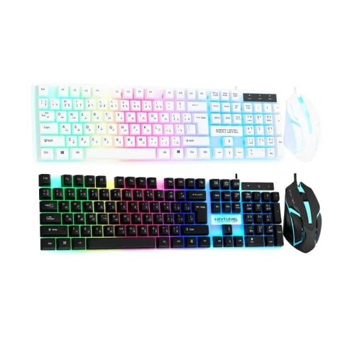 كيبورد وماوس ألعاب Next Level NXTL-99 بإضاءة RGB |...