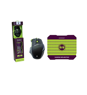 ماوس + ماوس باد RIDER-MD2000GM