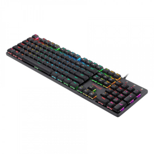 كيبورد Redragon K589 RGB - مفاتيح ميكانيكية حمراء...