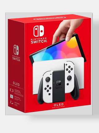 جهاز تحكم نينتندو سويتش أوليد - أبيض-NINTENDO-SWIT...