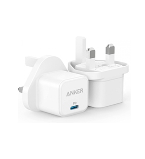 رأس شاحن ANKER 20W PD IQ – شحن سريع وآمن بتقنية مت...
