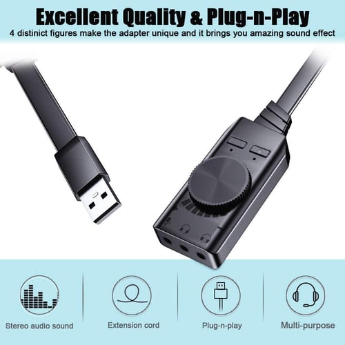 USB Sound Card ENGOO 7.1 – صوت محيطي وتجربة صوت غا...