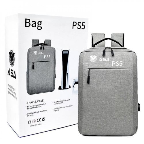 ASA شنطة رصاصي بلايستيشن 5 - Gray Bag ASA PS5