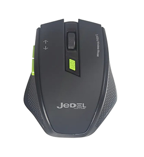 ماوس لاسلكي JEDEL W400 - دقة 1600 DPI وأداء مريح ل...