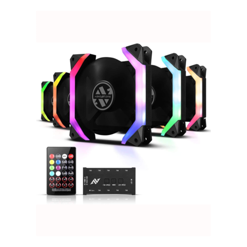 مراوح ABKONCORE SP120 RGB (5 قطع) – تصميم مبتكر وأ...