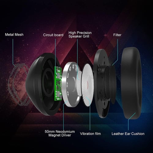 سماعات راس للالعاب K19 من اونيكوما مع ميكروفون، PS...