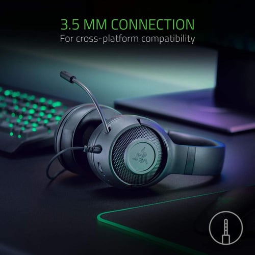 سماعة Razer Kraken X Lite - خفيفة الوزن مع صوت محي...