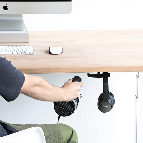 The Anchor - THE ORIGINAL Under-Desk Headphone Sta...