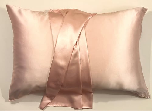 قطعتين أغطية ( طقم) - غطاء مخدة حرير