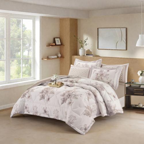 طقم مفرش صيفي مزدوج 6 قطع