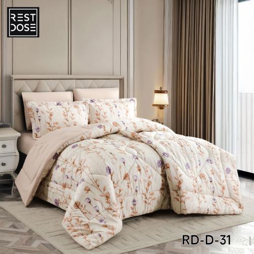 طقم مفرش صيفي مزدوج 6 قطع