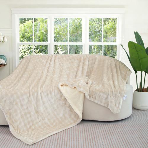 بطانية TAMILON بطبقتين المخمل و الفرو