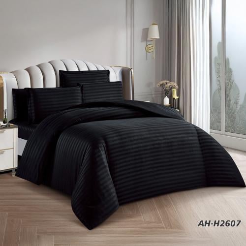 طقم مفرش فندقي مفرد ونصف 5 قطع