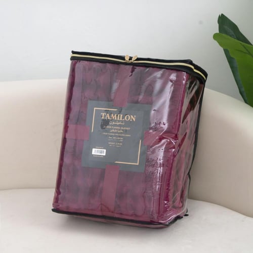 بطانية TAMILON بطبقتين المخمل و الفرو