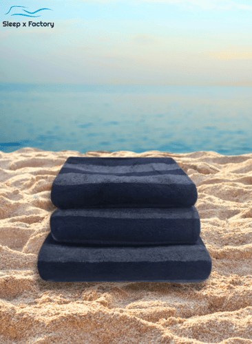 طقم مناشف شاطئ ملونة من SXF