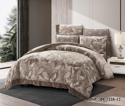 طقم مفرش شتوي مزدوج 6 قطع وجهين