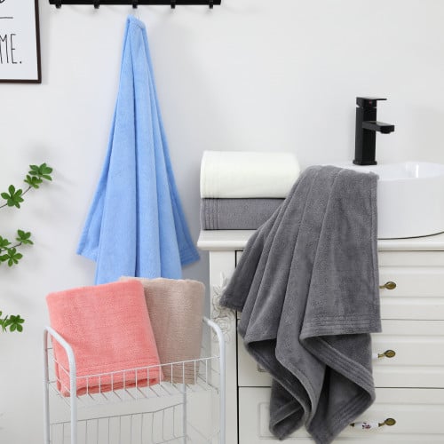 منشفة استحمام ملونة