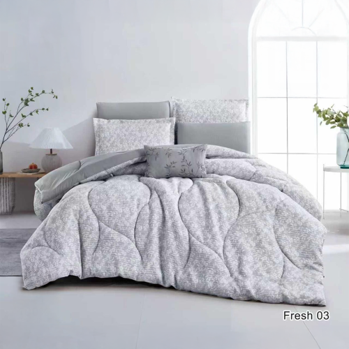 طقم مفرش صيفي مزدوج 7 قطع