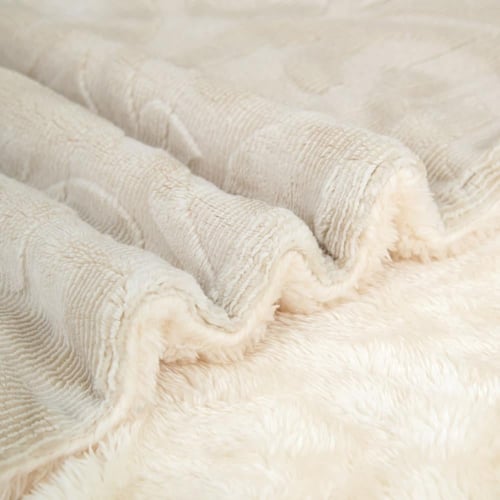 بطانية TAMILON بطبقتين المخمل و الفرو