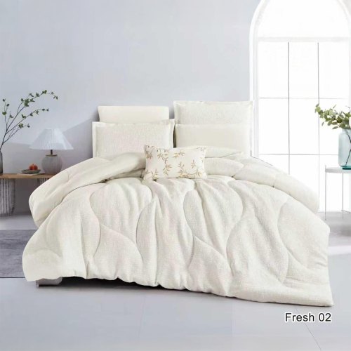 طقم مفرش صيفي مزدوج 7 قطع