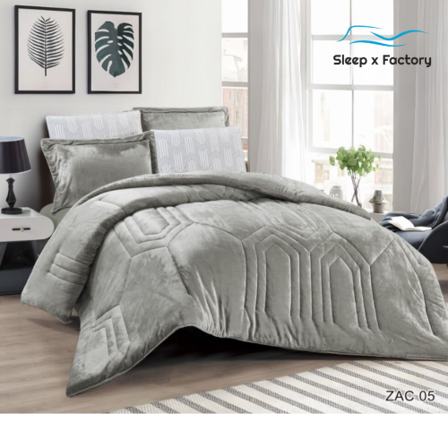 طقم مفرش شتوي مزدوج 6 قطع وجهين