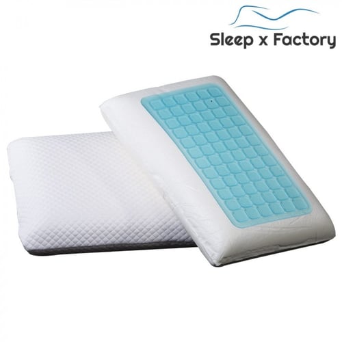 مخدة ميموري فوم مع طبقة جل تبريد