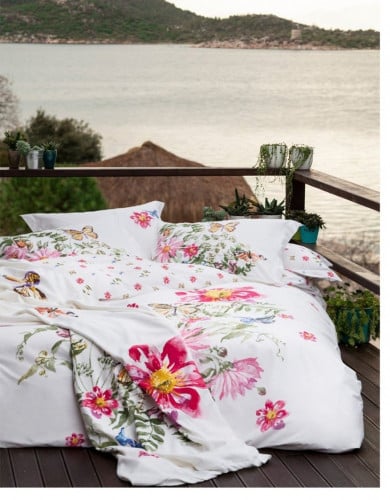 تلبيسة لحاف صيفي بدون حشو 3 قطع