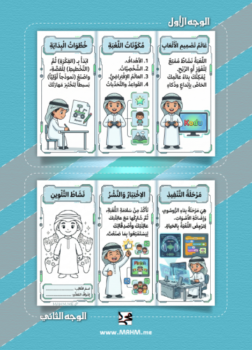 مطوية "صانع الألعاب الذكي" – رفيقك لاحتراف تصميم ا...