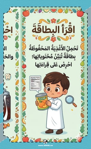 مطوية ونشاط "غذائي الصحي" – دليلك الممتع لغرس العا...