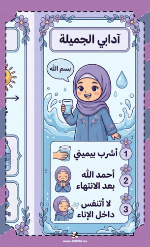 مطوية "الماء.. سر جمالي وصحتي" .. دليلكِ المتكامل...