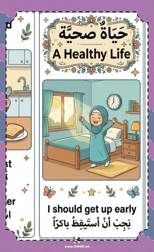 مطوية "أميرة الصحة" (A Healthy Life) - تألقي بحياة...