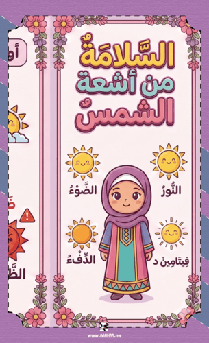 ☀️ مطوية "شمسنا صديقتنا.. لو عرفنا نحمي أنفسنا" -...