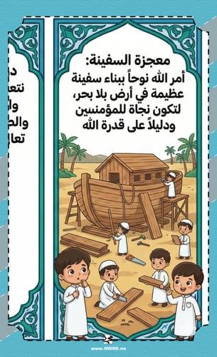 مطوية "بداية البشرية وقصة الصبر" – رحلة تعليمية تج...