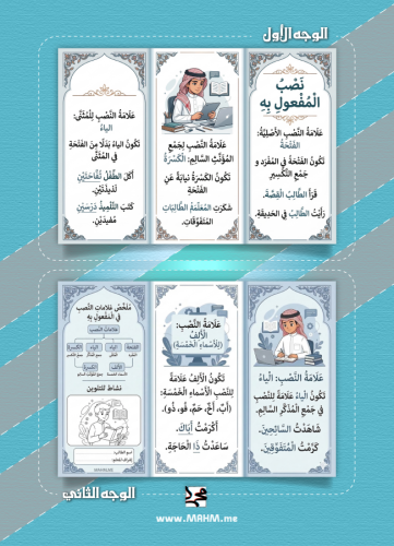 مطوية "نصب المفعول به" للأبطال.. خيارك الأسهل لتبس...