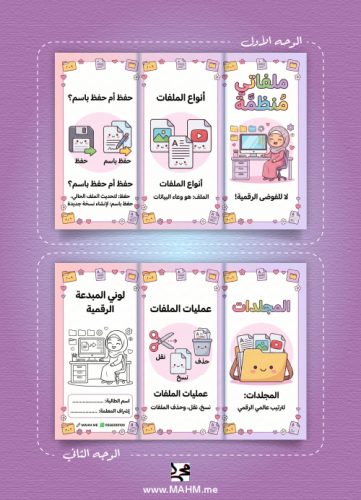 مطوية "منظمة عالمي الرقمي" (المجلدات والملفات) – م...