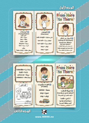مطوية "من هنا إلى هناك - From Here to There" الإبد...