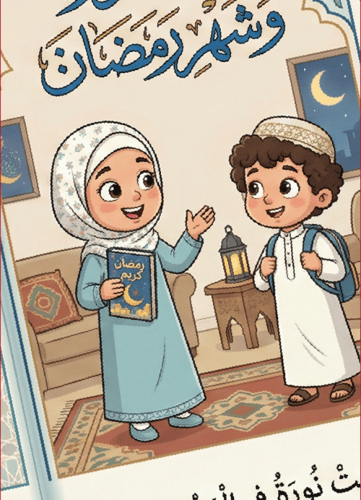 مطوية "نورة وشهر رمضان" – تعليم بالقيم وإنجاز للأب...