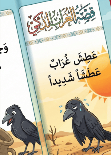 مطوية "الغراب الذكي": ذكاءٌ يروي الظمأ