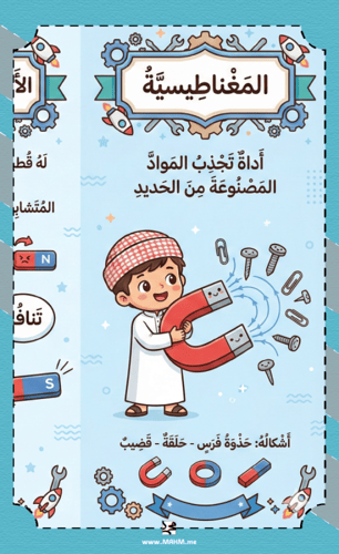 مطوية المغناطيس التفاعلية (بنين) - اكتشف أسرار الع...