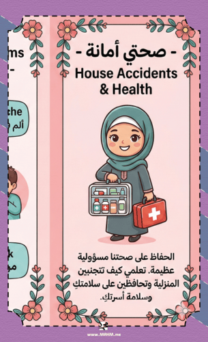 مطوية House Accidents" للإنجليزي – تعلمي السلامة ب...