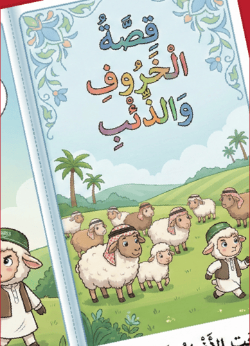مطوية "قصة الخروف والذئب" – عندما تلتقي العبرة بال...