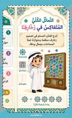 هندسة الجمال! مطوية "التماثل الكلي المتعاكس" لإبدا...